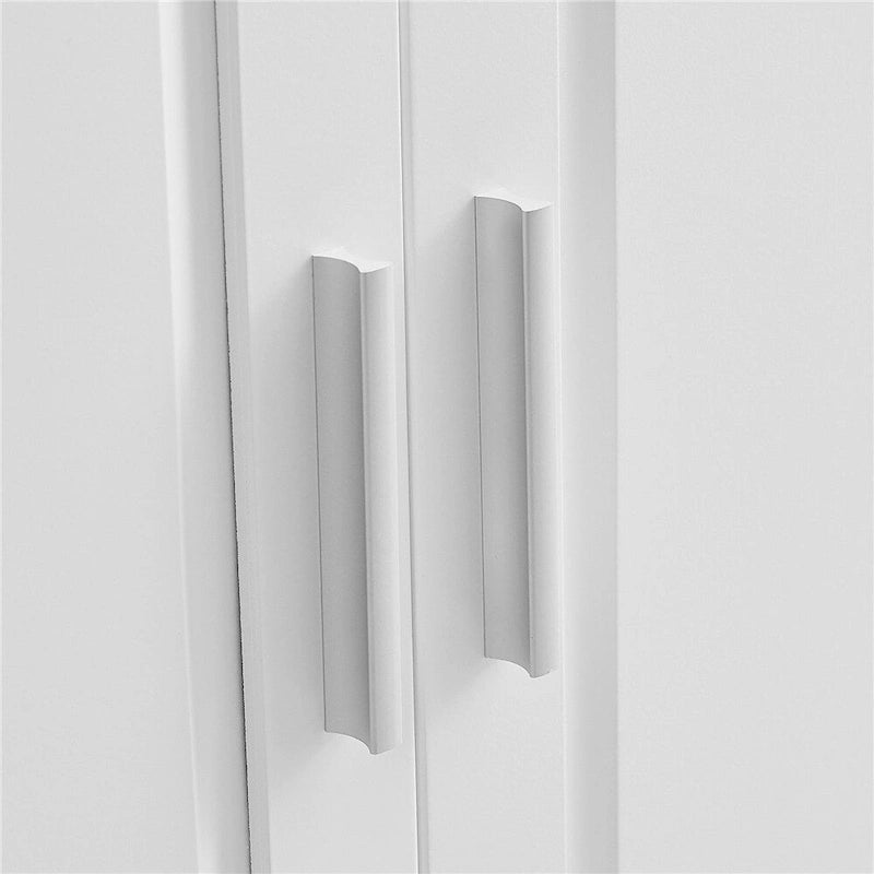 Armoire de rangement haute et large avec portes pour salle de bain, trois tiroirs-15