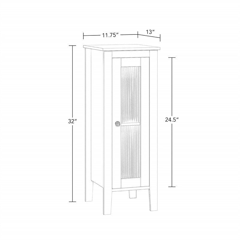 Armoire de rangement pour salle de bain - 11,75 po (P) x 13 po (L) x 32 po (H)-3