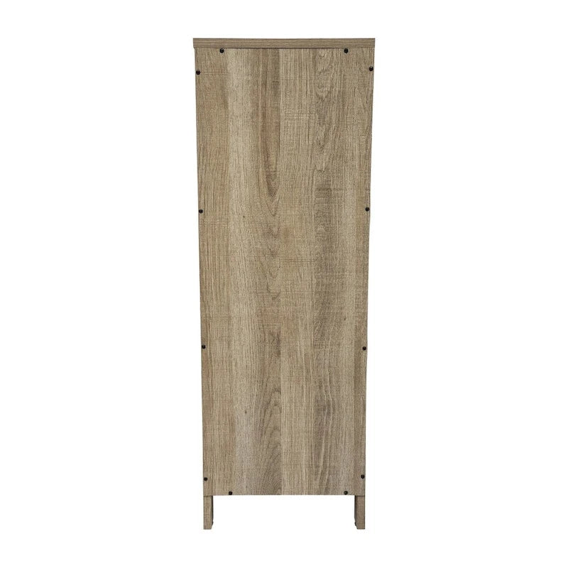 Organisateur de rangement de salle de bain de style campagnard avec tiroirs et étagère ouverte-20