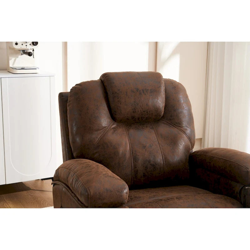 Fauteuil de canapé une place surdimensionné-5