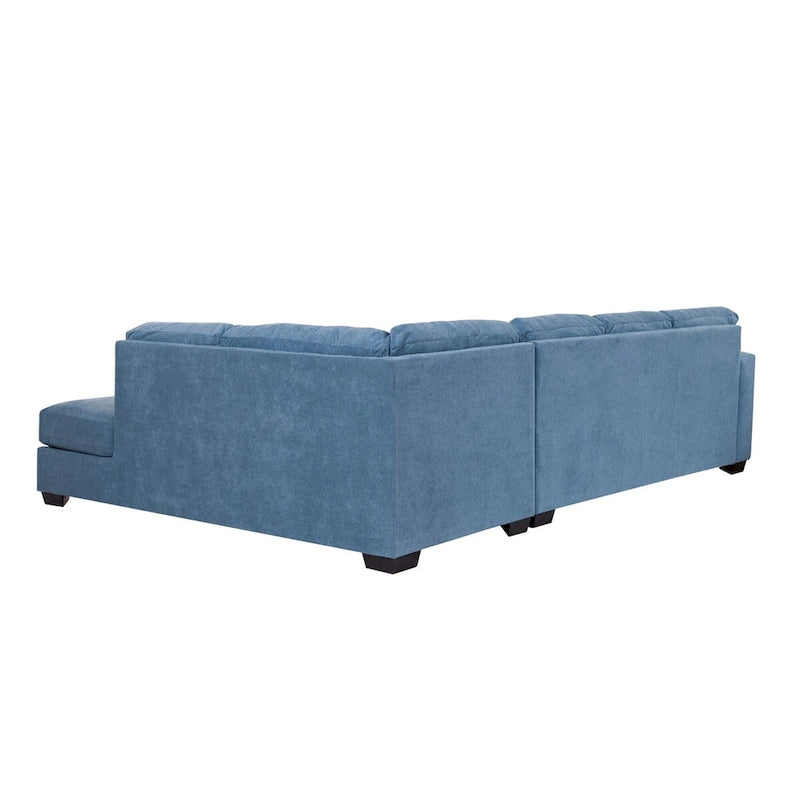 Canapé d'angle en forme de U American Furniture Classics Bluebell modèle A414V5-K2 avec 4 coussins décoratifs-12