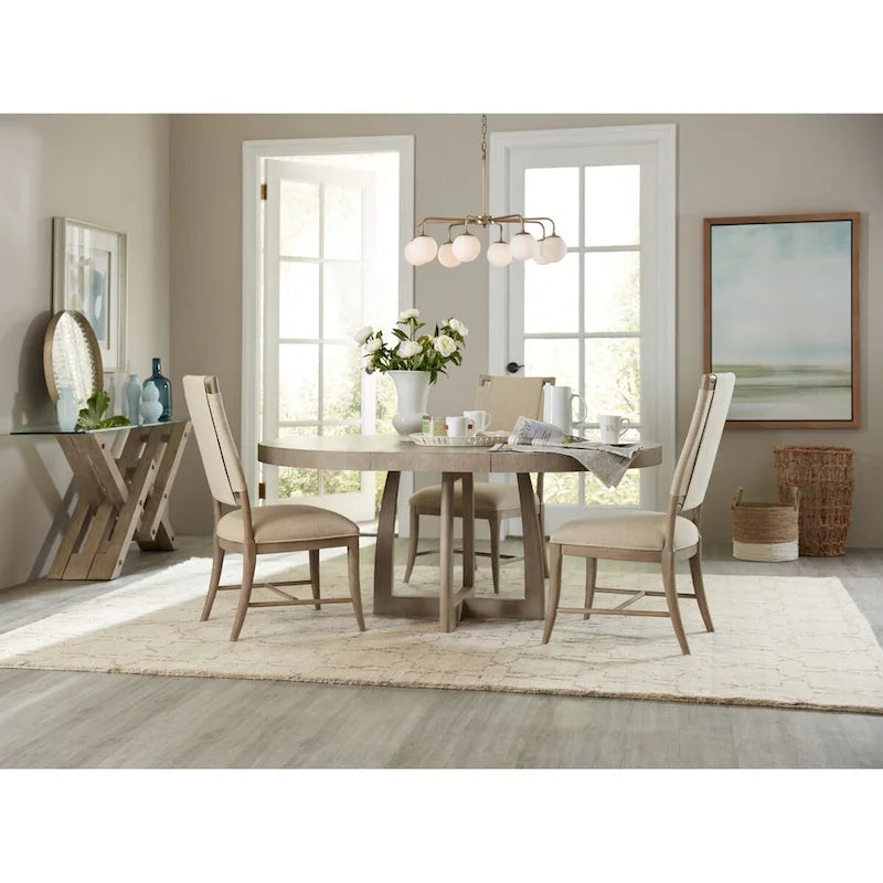 Meubles Hooker Affinity, table à manger ronde/ovale contemporaine de 48 à 66 pouces-4