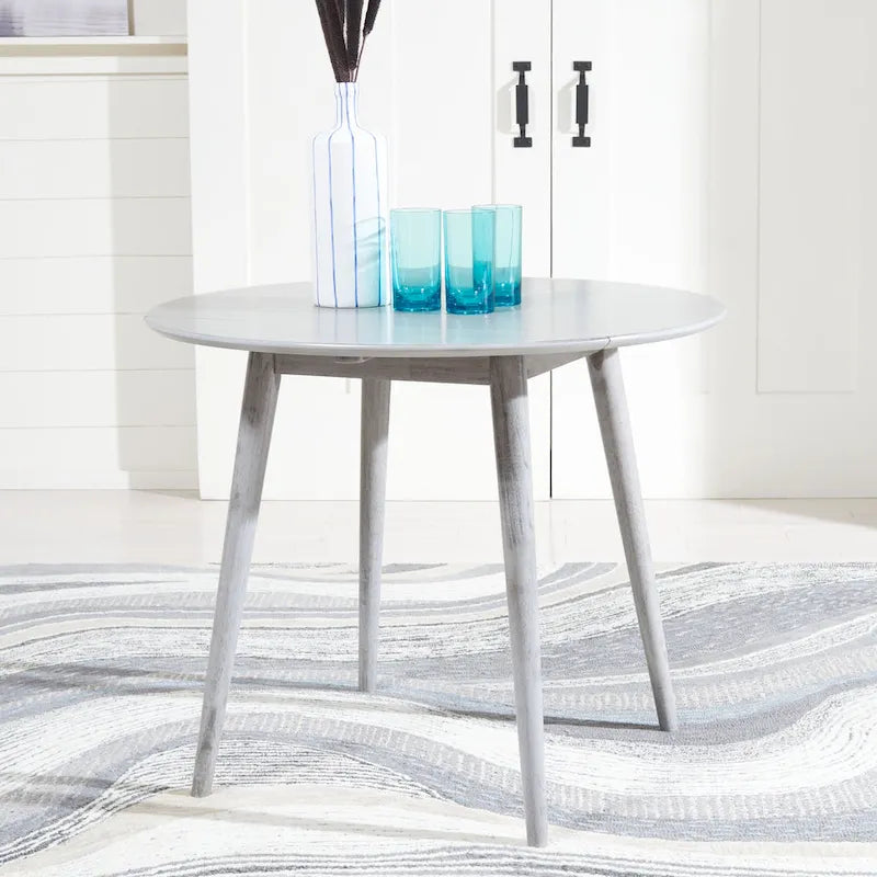 Table de salle à manger ronde pliante SAFAVIEH Geoff - 35 cm L x 35 cm l x 29 cm H-2