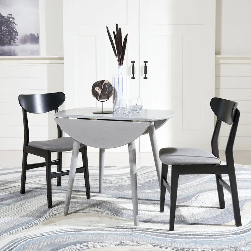 Table de salle à manger ronde pliante SAFAVIEH Geoff - 35 cm L x 35 cm l x 29 cm H-25