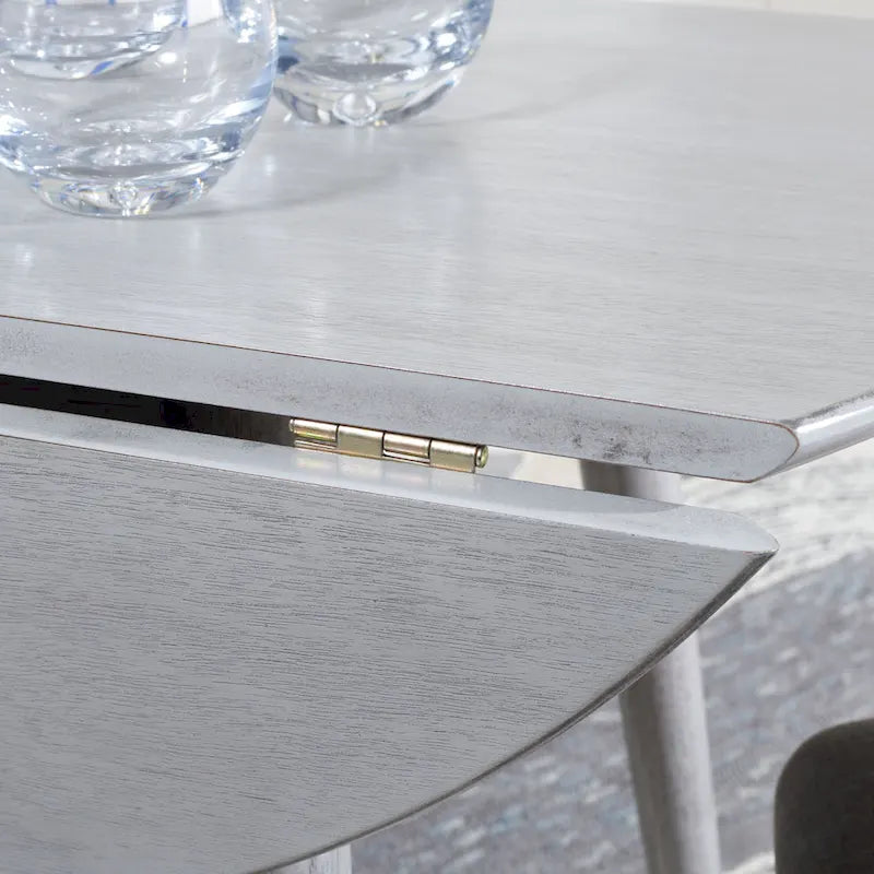 Table de salle à manger ronde pliante SAFAVIEH Geoff - 35 cm L x 35 cm l x 29 cm H-26