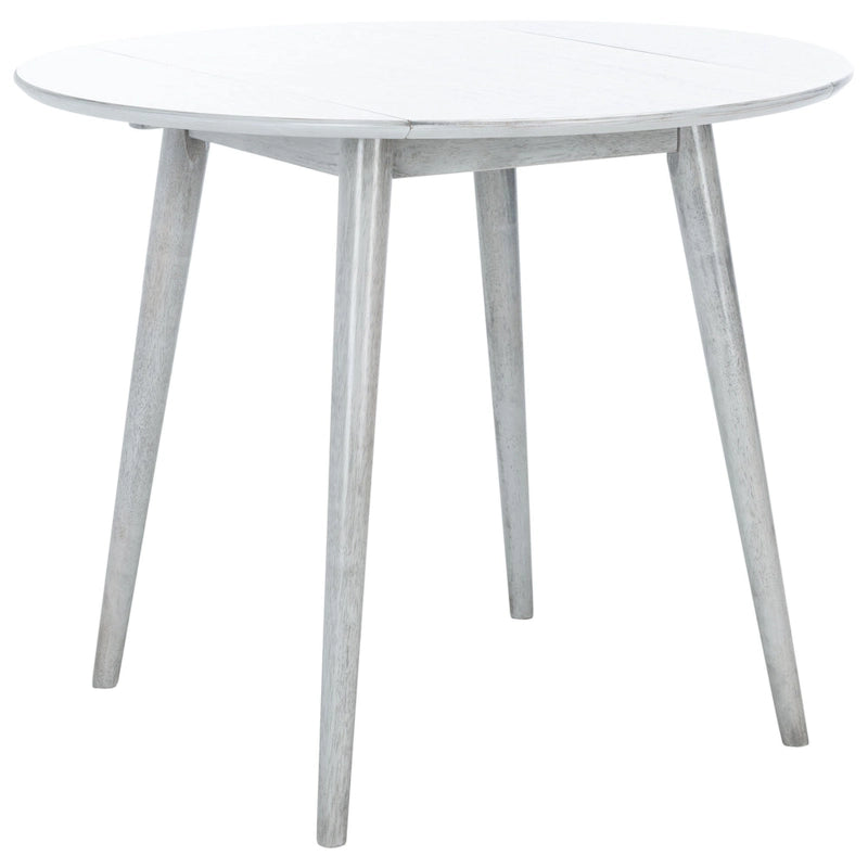 Table de salle à manger ronde pliante SAFAVIEH Geoff - 35 cm L x 35 cm l x 29 cm H-29
